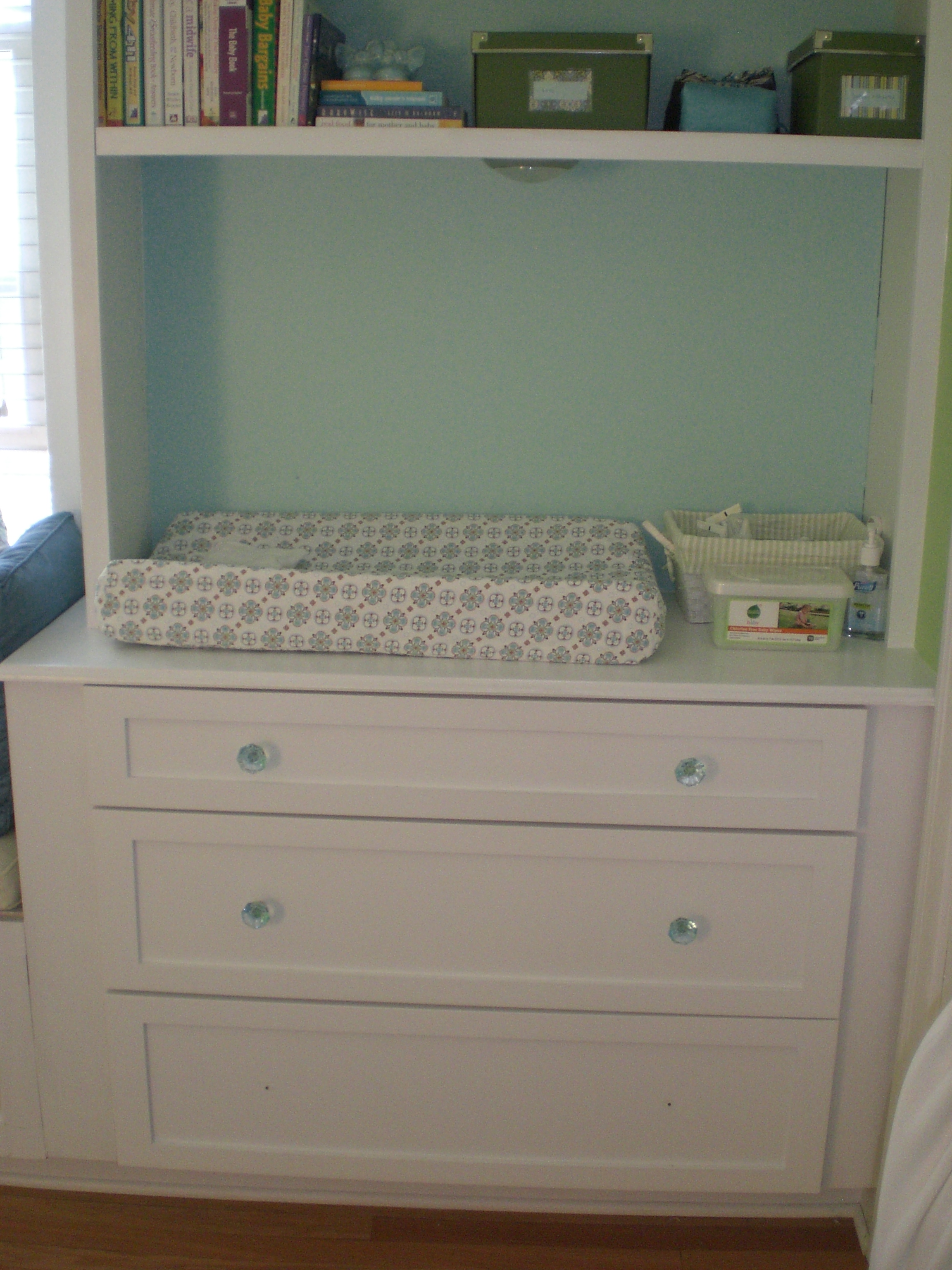 Built in changing table Sydney
